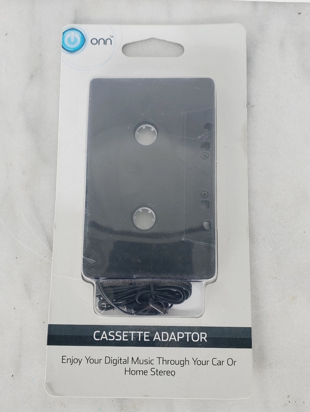 Onn Cassette Adapter - Turn Any Tapedeck Stereo System Into a Digital Media Play